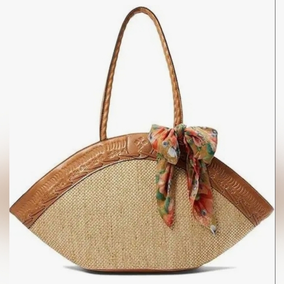 NWT Patricia Nash Square Handbag Scarf Twilly Abstract Animal Print (Lot Of 2) - Picture 3 of 8